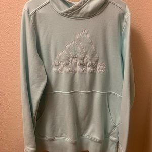 Adidas Mint Green Sweatshirt /With Hood